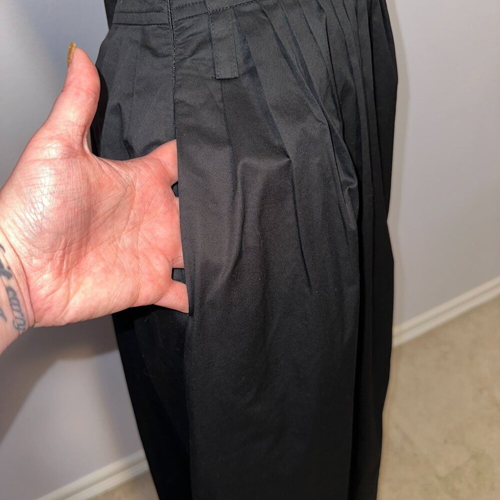 Pixie Market Black Long Maxi Skirt 100% Cotton Womens Size Medium Goth Classic - Picture 8 of 9